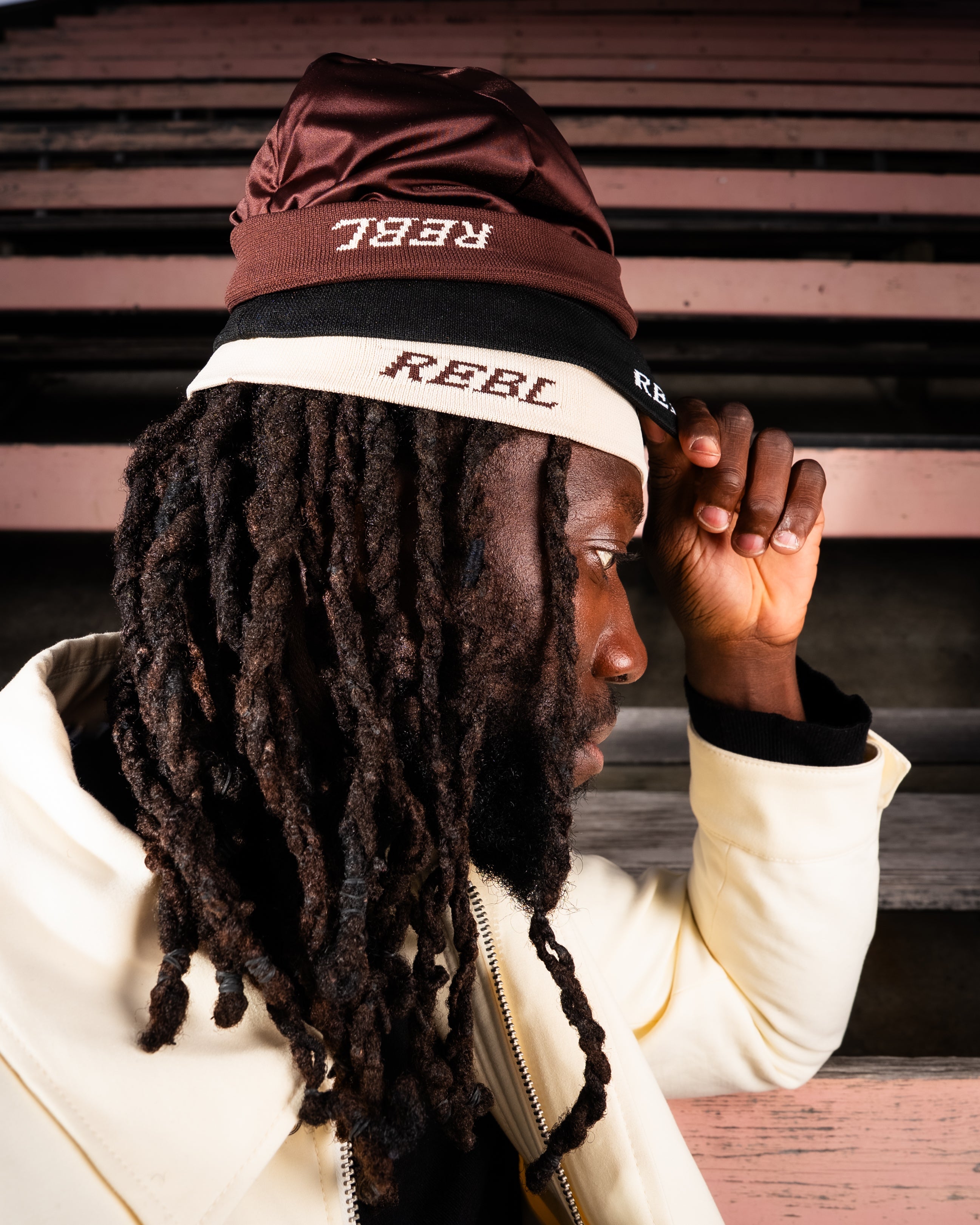 REBL SKULL CAP - SATIN